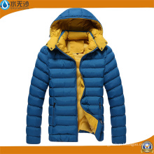 Мужчины Мода Хлопка-Ватник Пальто Теплая Зима Мужская Повседневная Куртки